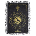 Ancient Witch Sun Face Pendulum Cloth - Black & Gold – view 2