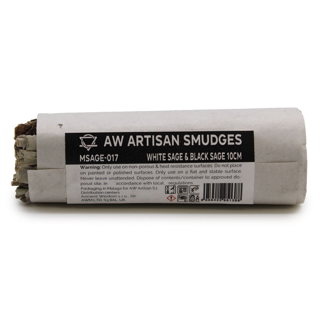 White Sage & Black Sage Smudge Stick 10 cm – view 2