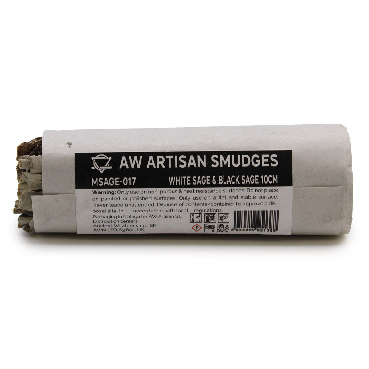 White Sage & Black Sage Smudge Stick 10 cm – view 2