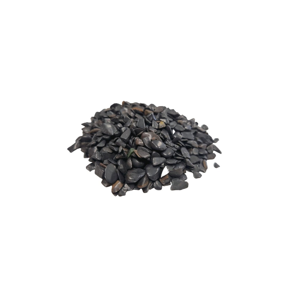 Black Tourmaline Gemstone Chips - 1kg Bulk Pack