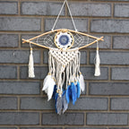 Small Macrame Eye Dream Catcher - Assorted Colours – view 4