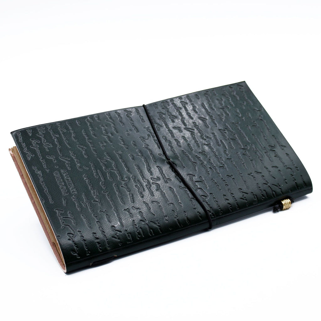 Leather Journal - If a Story is in You - Green (80 pages)