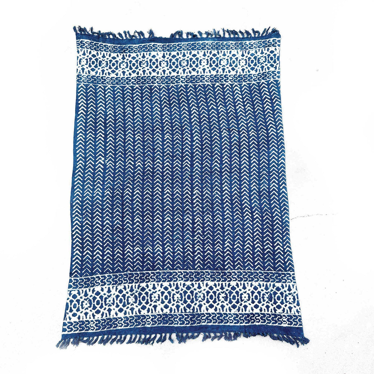 Handmade Indigo Throw - 170x120cm - Seedha Arrows – view 4