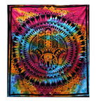 Double Cotton Bedspread & Wall Hanging - Hamsa 230x200cm