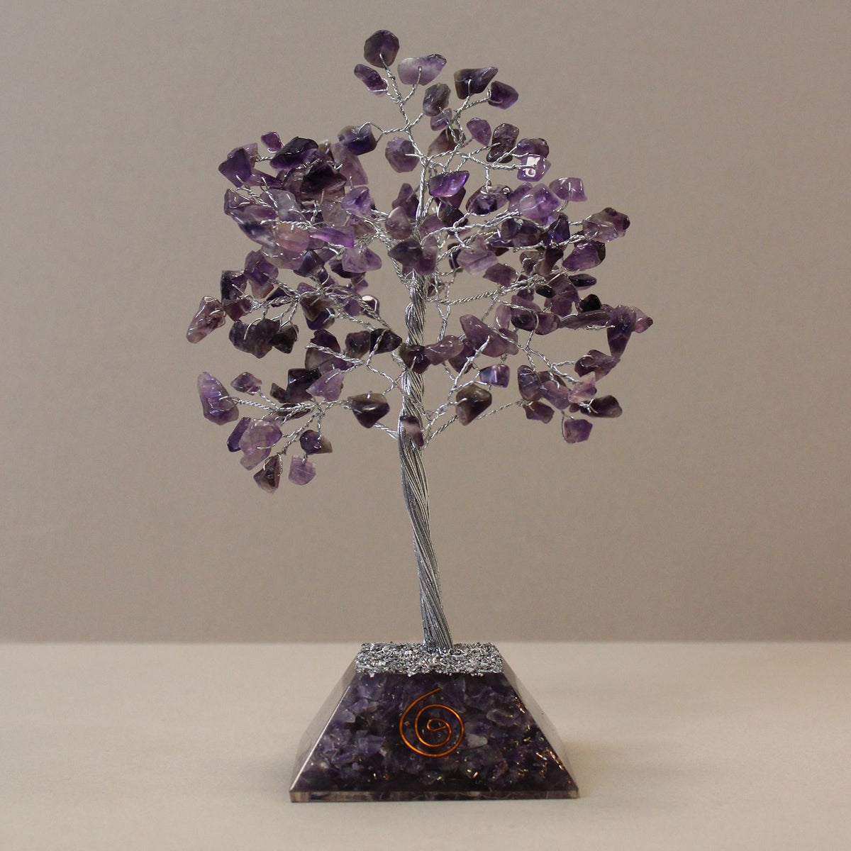 Amethyst Gemstone Tree with Orgonite Base - 160 Stones – view 4