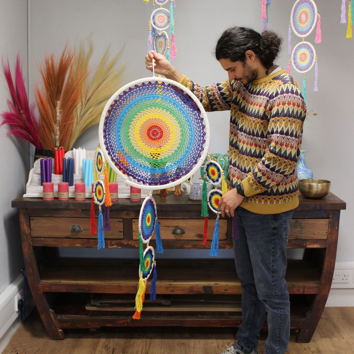 Rainbow Dreamcatcher 125 cm - Vivid – view 6