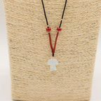 Opalite Angel Cord Necklace Pendant – view 2