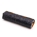 Rolled Leather Travel Notebook, Black, 96 Pages, 21x15cm