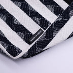 Atlas Nomad Navy Jacquard Tote Bag 35x35cm – view 5