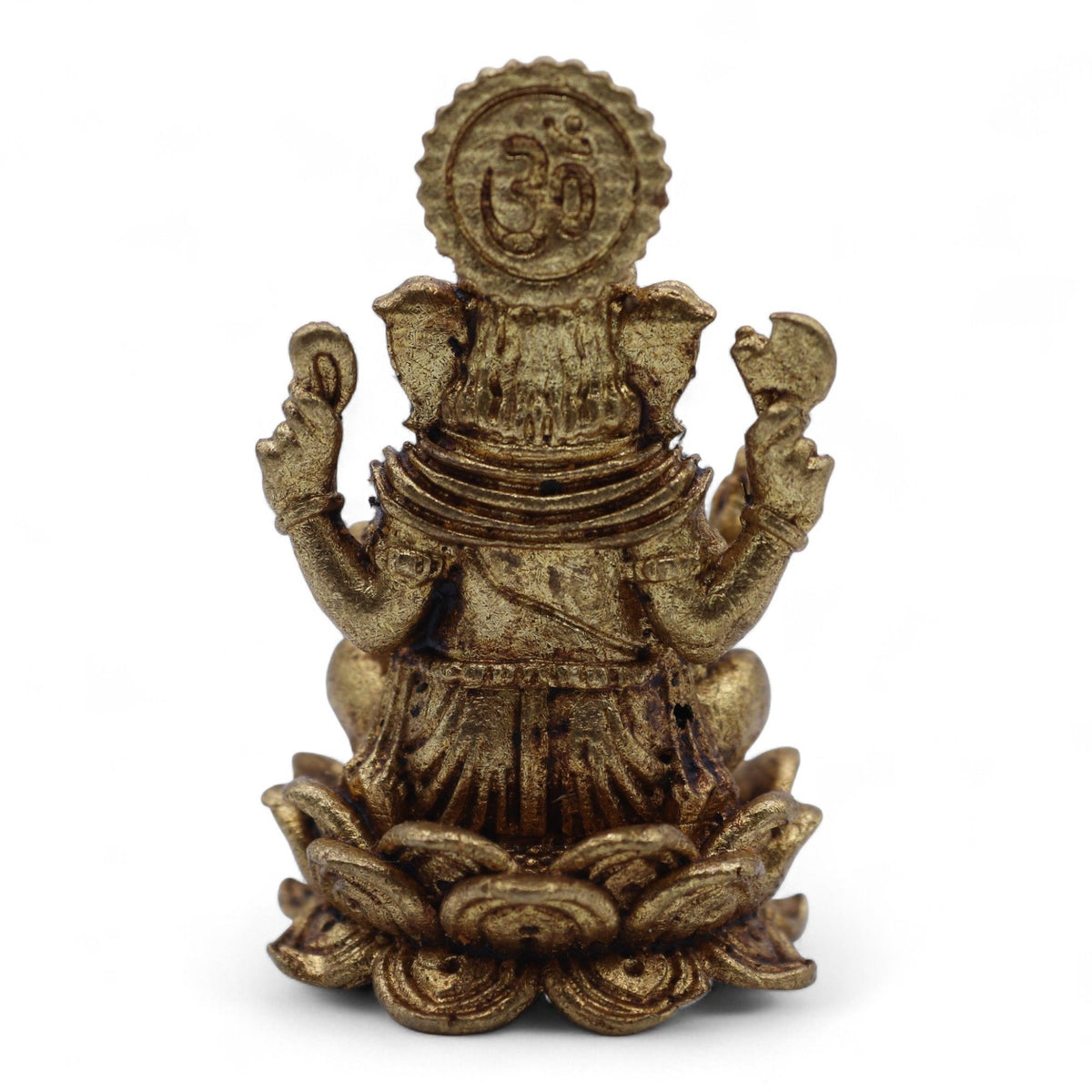 Brass Ganesha Miniature Statue - 37mm – view 6