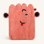 Pink Cute Face Felt Laptop Pouch, up to 14 Inches – view 3