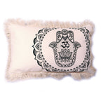 Hamsa Mandala Cushion Cover - 30x50cm - Green – view 2