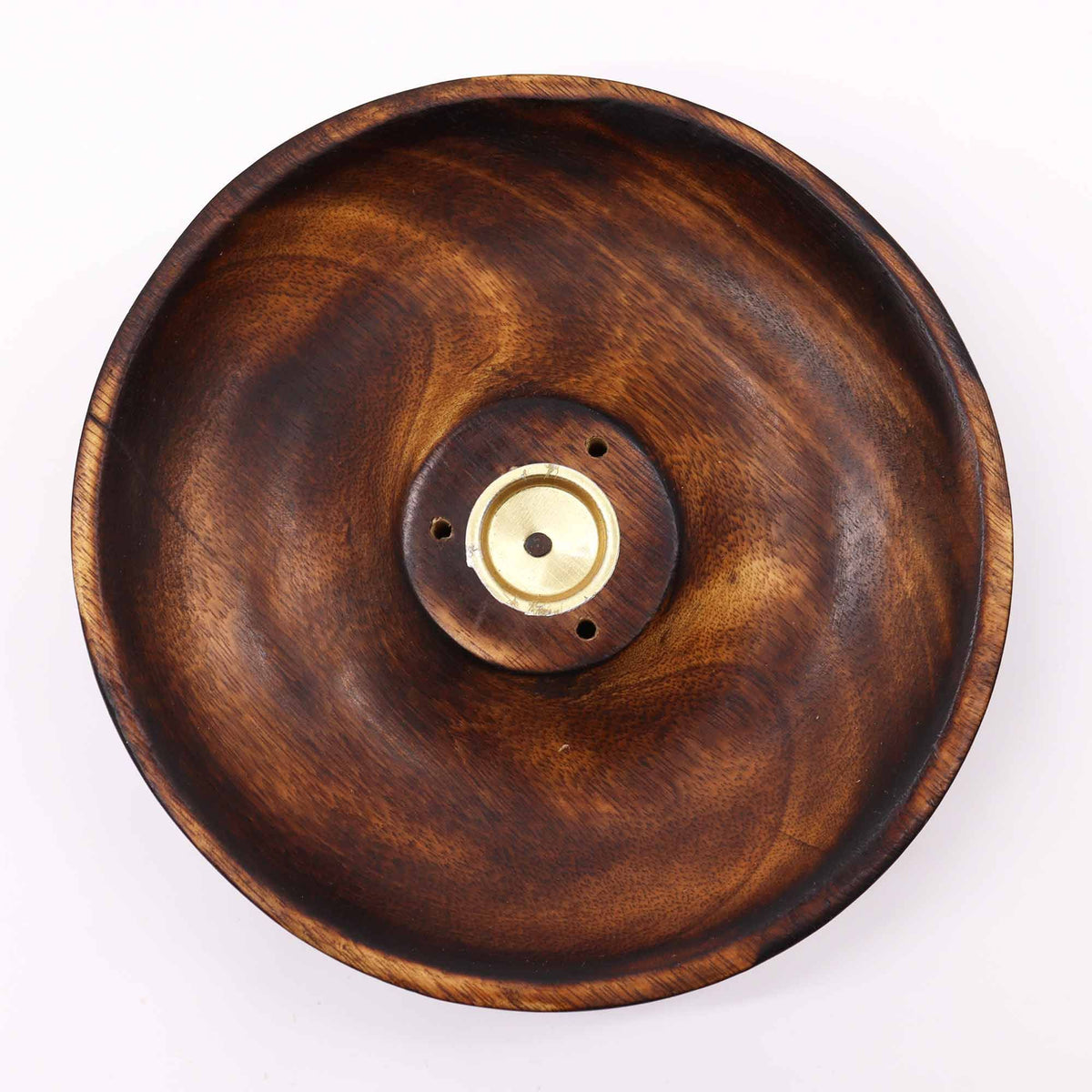 Plain Incense Stick & Cone Burner Disc - Mango Wood – view 4