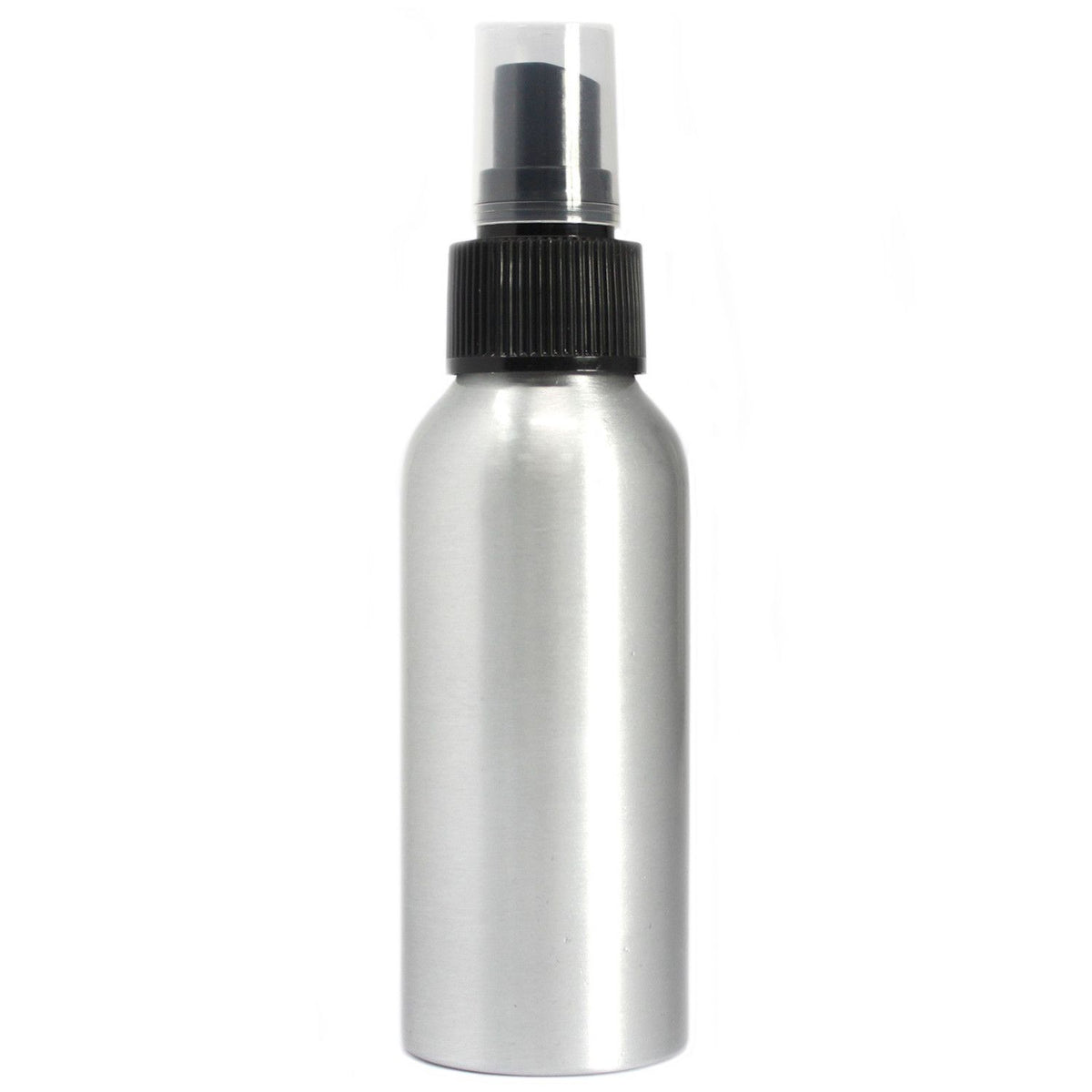 Aluminium Bottle 100ml with Black Spray Top