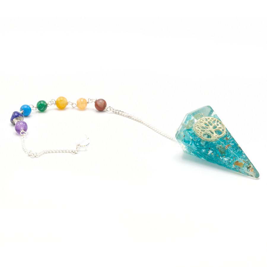 Orgonite Power Chakra Pendulum - Tree of Life – view 2