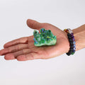 Medium Aura Green Flame Quartz Cluster, approx 5.5cm