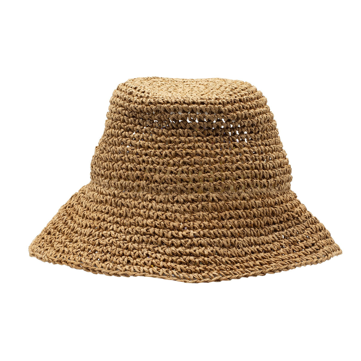 Nomad Sari Floppy Straw Sun Hat - Natural Coffee – view 4