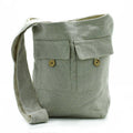Two Pocket Cotton Bag - Stone - Large