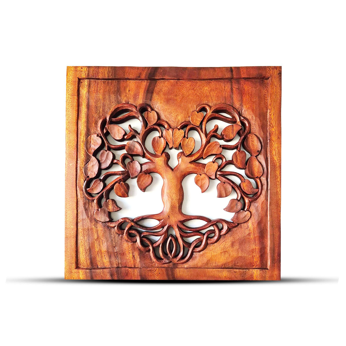 Square Tree of Life Heart Panel - 40x40cm