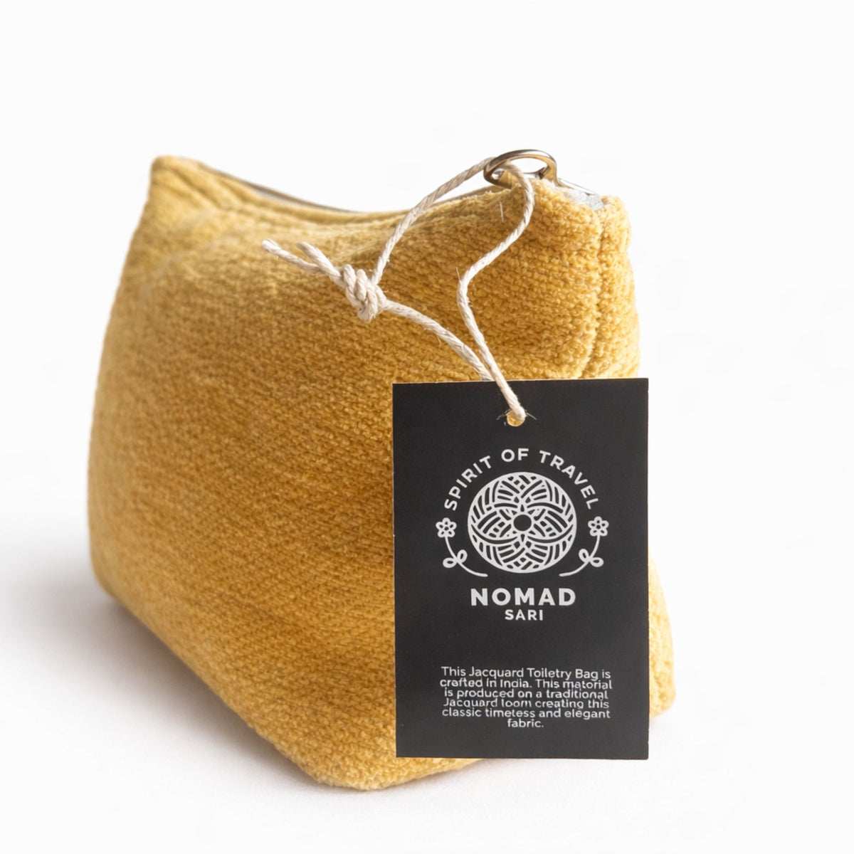 Nomad Sari Jacquard Toiletry Bag - Marigold Loom – view 3