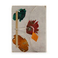 Lokta Pressed Floral Notebook – Medium, Button Lock