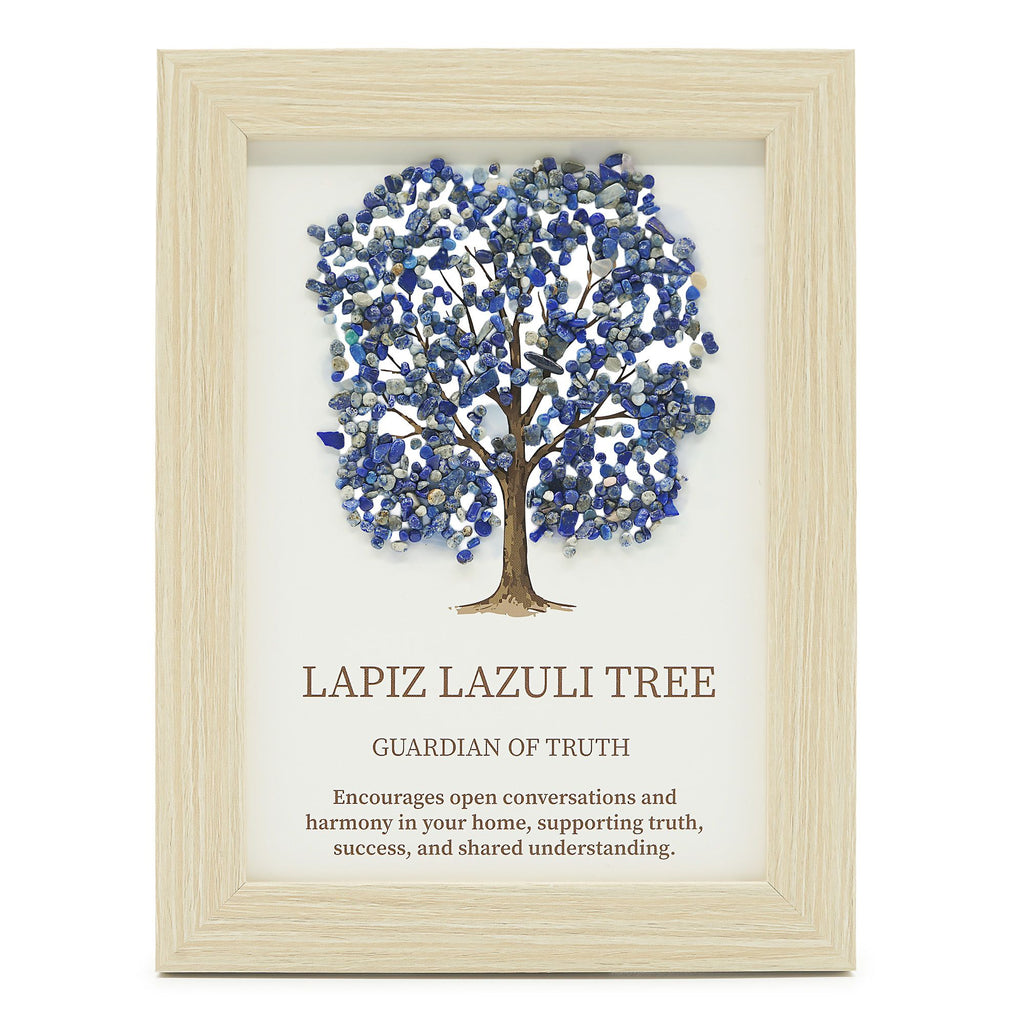 Gemstone Tree of Life Picture 20x14.7cm - Lapis Lazuli