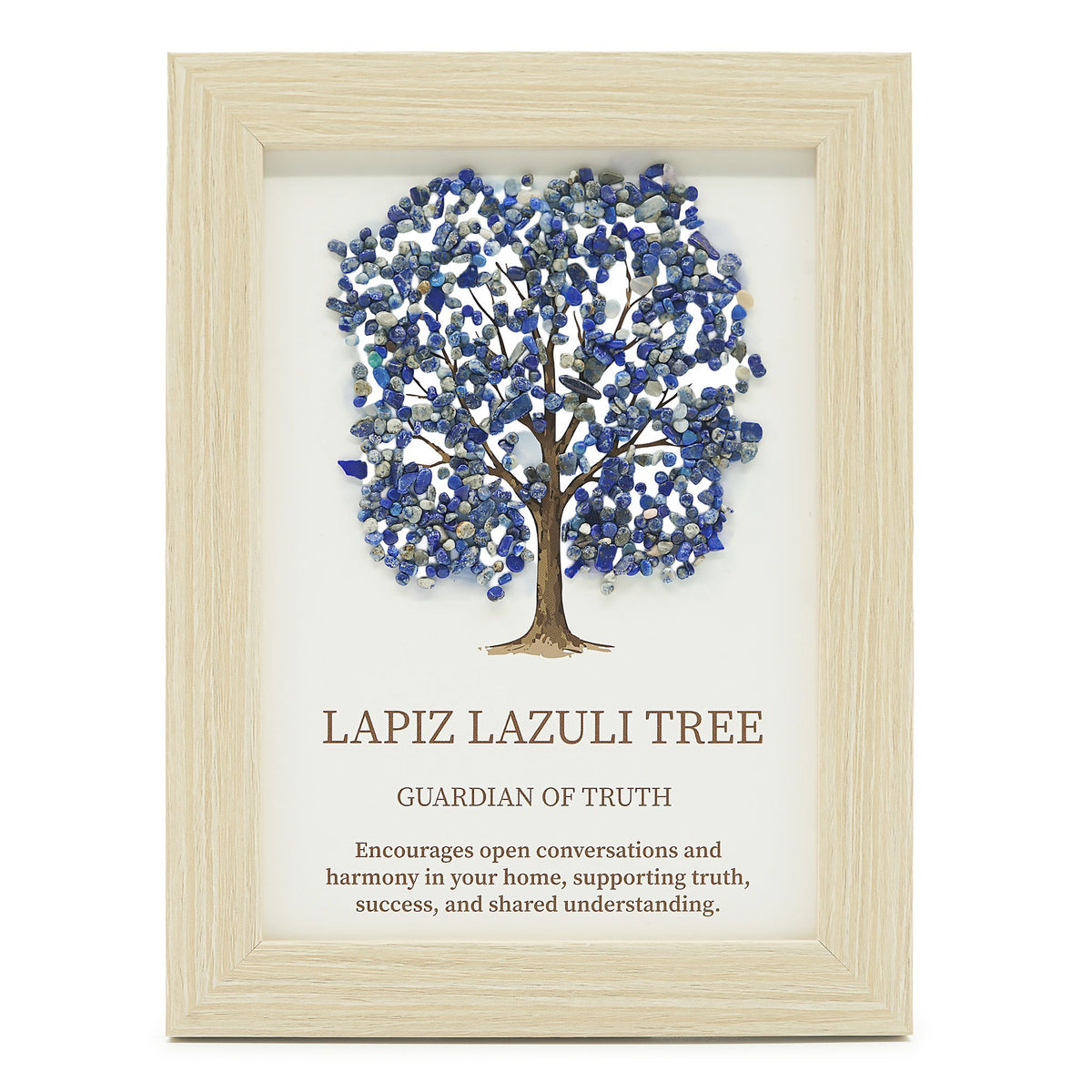 Gemstone Tree of Life Picture 20x14.7cm - Lapis Lazuli