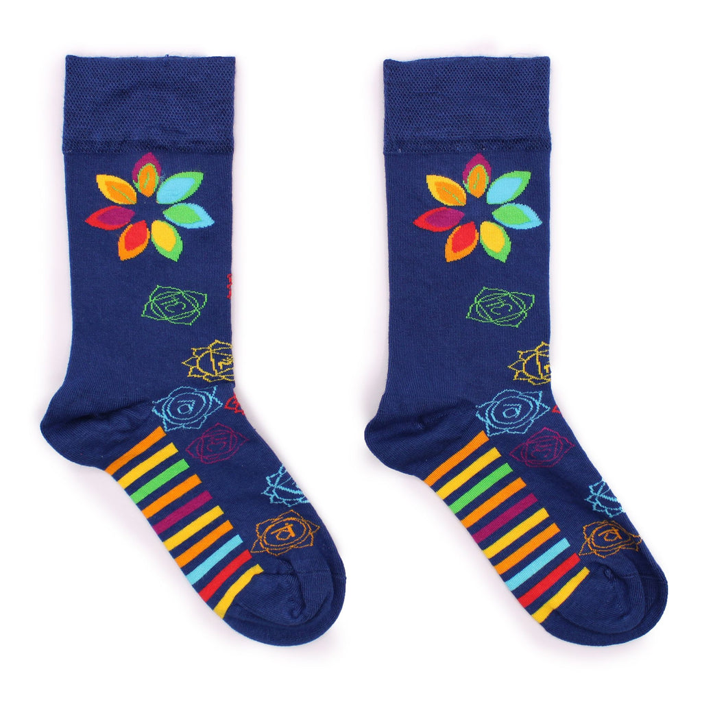 Hop Hare Bamboo Socks (36-40) - Rainbow Chakra – view 2