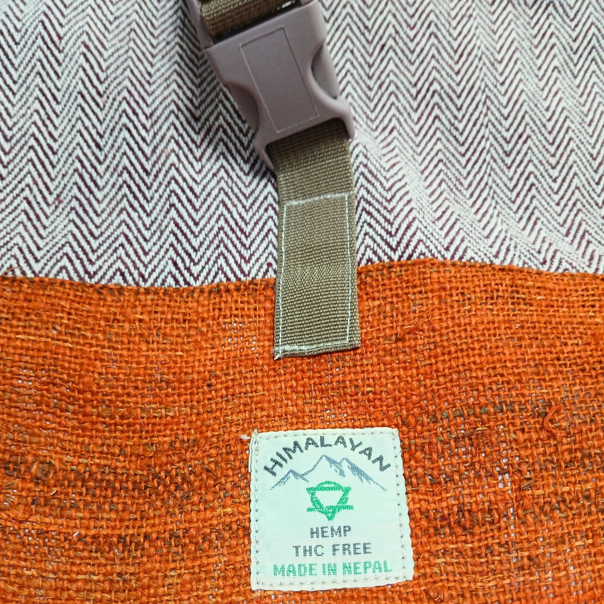 Hemp Trekking Rolling Backpack - Sunset Orange – view 3