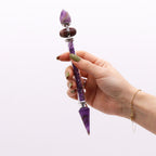 Amethyst Shiva Lingam Magic Wand - Success – view 3