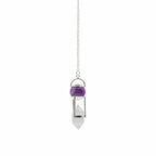 Seeker of Truth Pendulum - Amethyst & Quartz – view 2