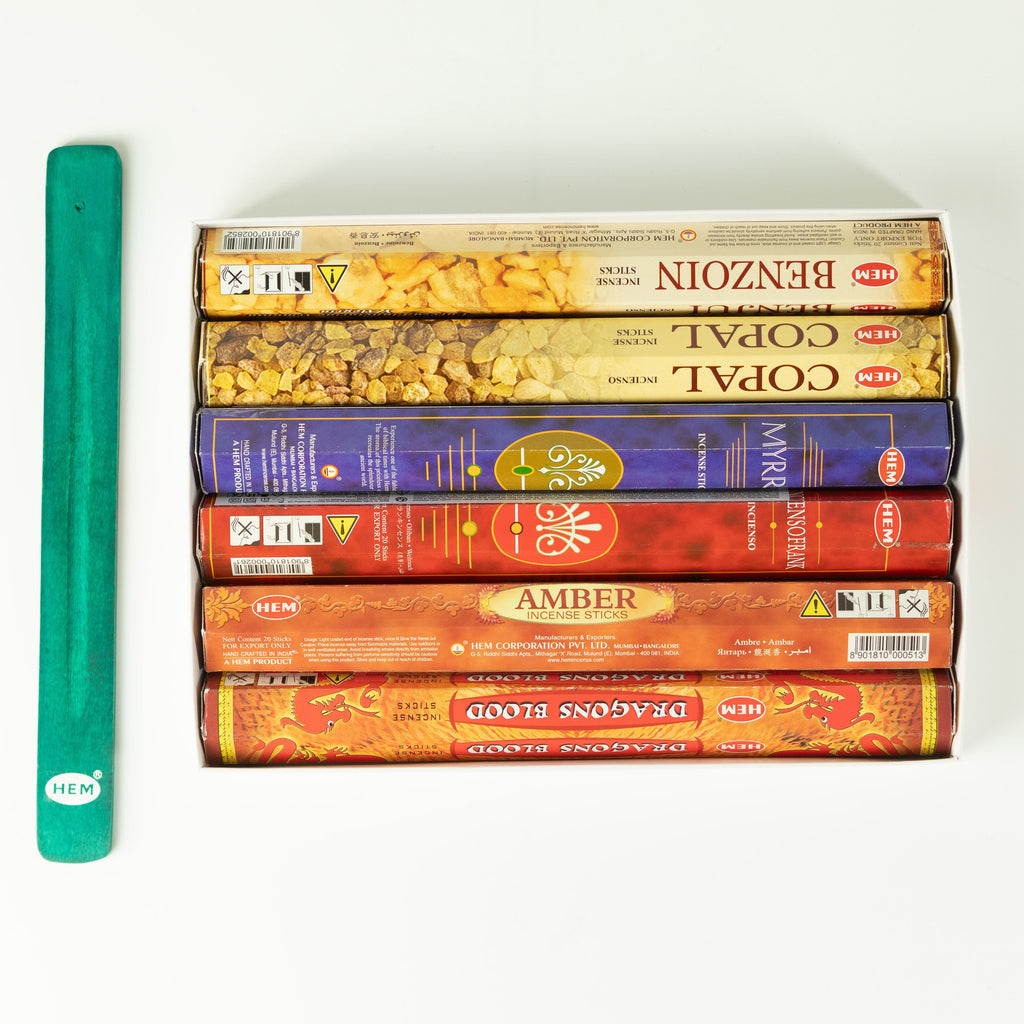HEM Resin Incense Collection with Wooden Ashcatcher – view 10