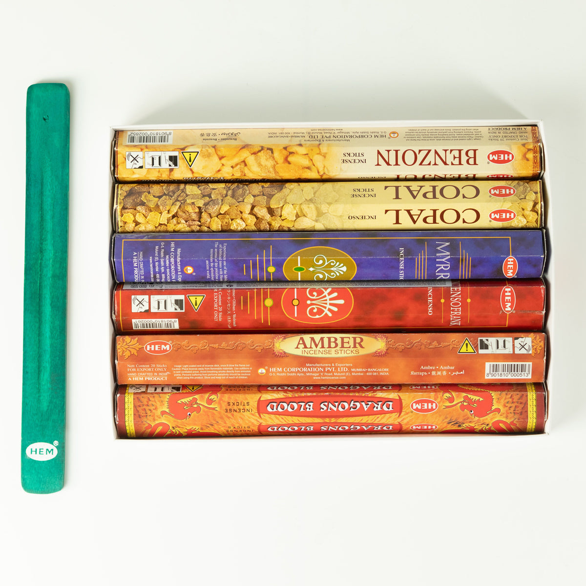 HEM Resin Incense Collection with Wooden Ashcatcher – view 10