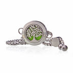 Tree of Life Aromatherapy Diffuser Bracelet Stainless Steel – view 3