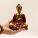 Red & Gold Buddha Statue - Medium – view 3