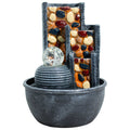 Pebble Wall Tabletop Water Feature, Crystal Ball