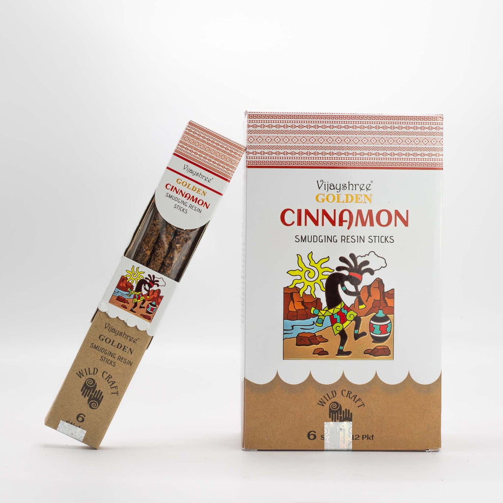 Golden Cinnamon Smudging Resin Sticks - 30g Pack of 6 – view 10