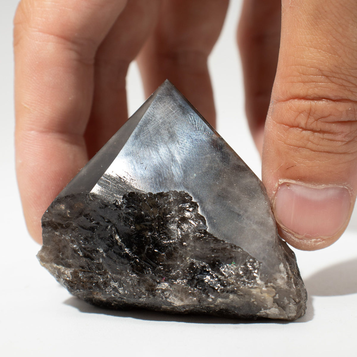 Smoky Quartz Top Polished Points, Pack of Approx 5-6 Pieces – view 4