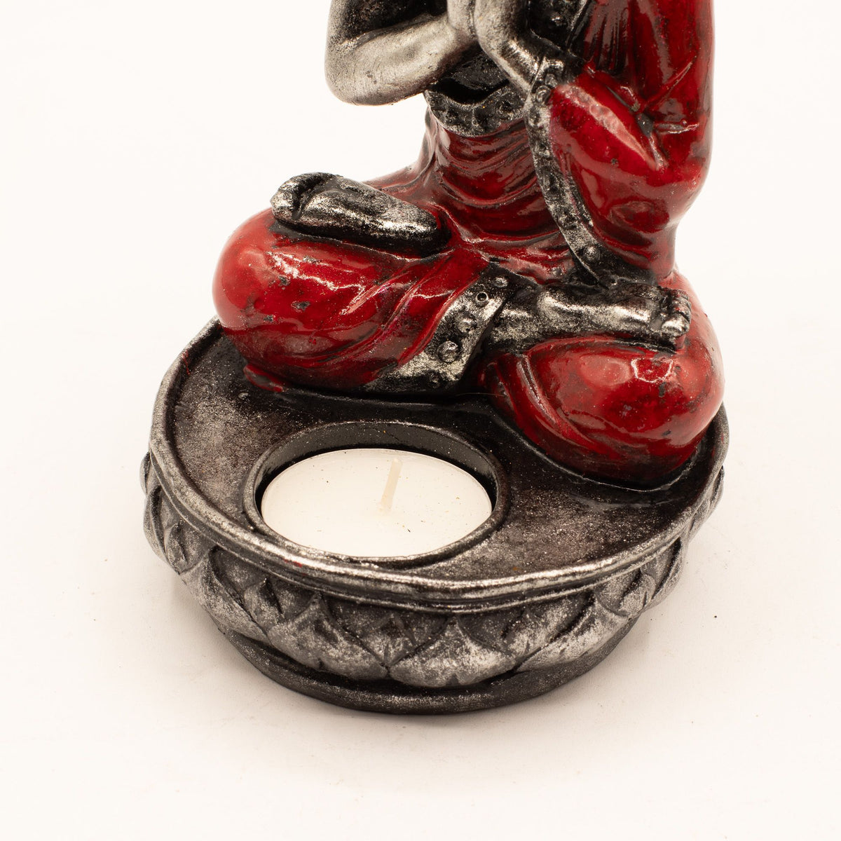 Red Buddha Candle Holder - Medium – view 4
