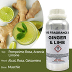 Ginger & Lime Pure Fragrance Oil - 500ml – view 3