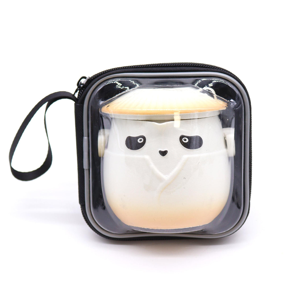 Panda Teapot Set with Three Cups - Orange – view 5