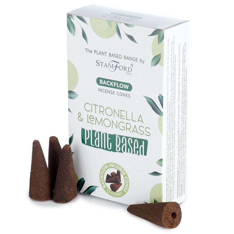 Stamford Backflow Incense Cones - Citronella & Lemongrass, 12 Pack – view 4