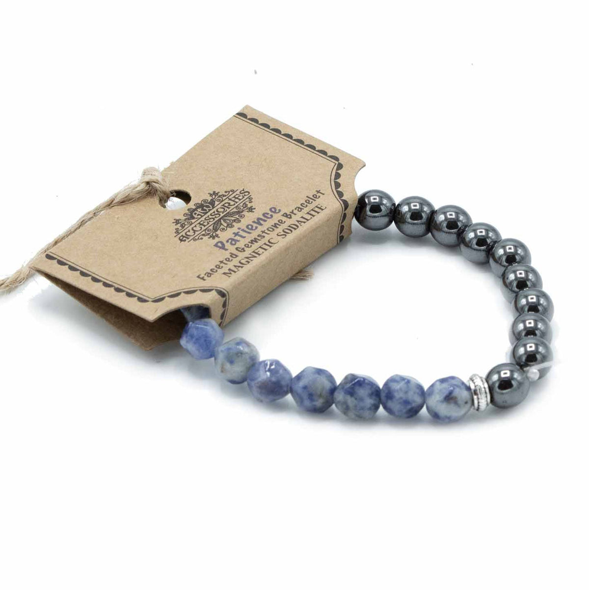 Faceted Gemstone Bracelet - Sodalite – view 2