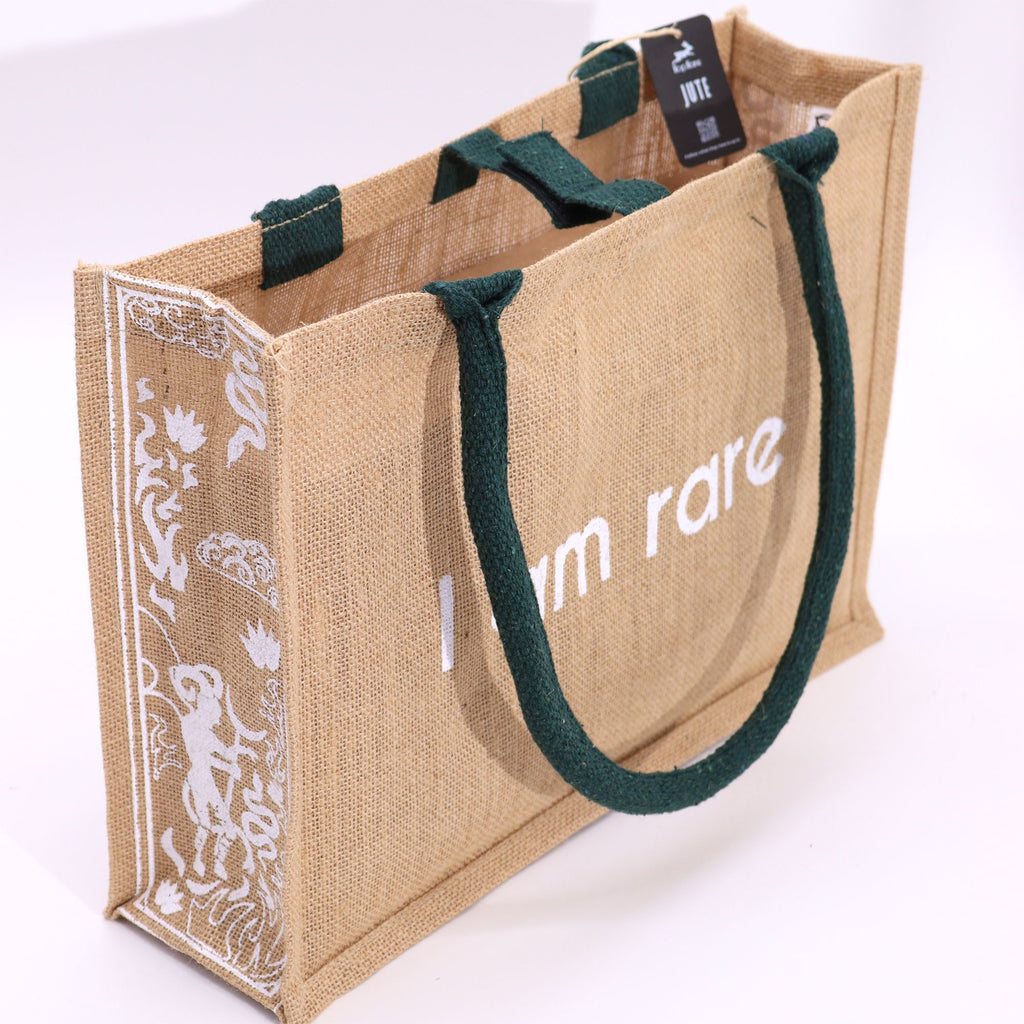 Hop Hare Jute Bag - I am Rare – view 2