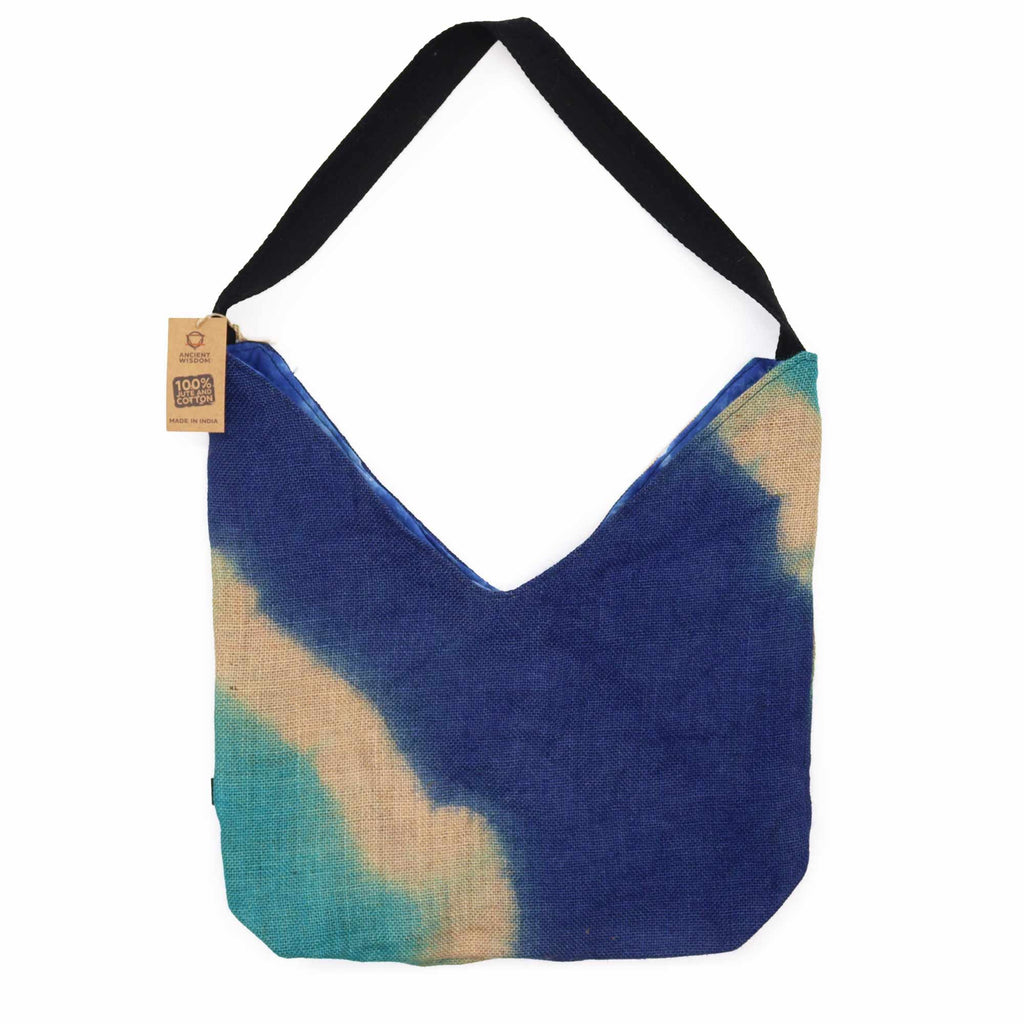 Soft Blend Shoulder Tote - Denim Blue – view 5