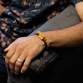 Yellow Aventurine Double Power Bracelet Set