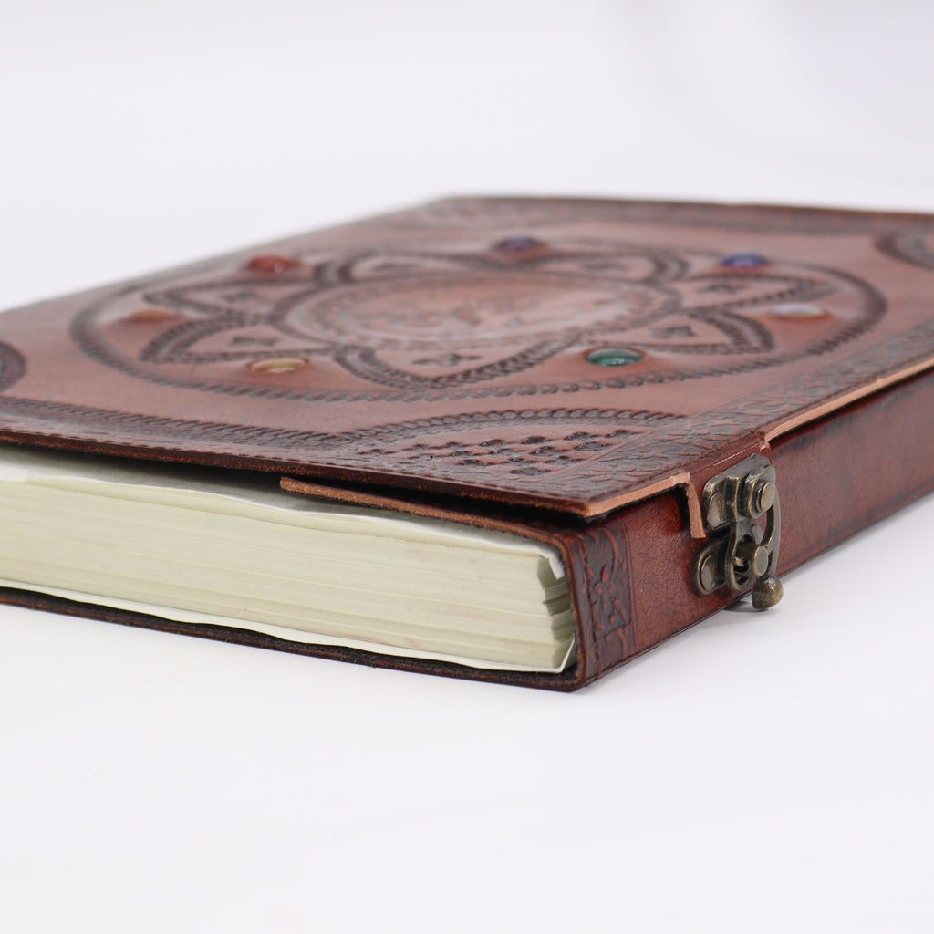 Huge Dragon Mandala Leather Book, 100 Pages – 25x34 cm – view 8