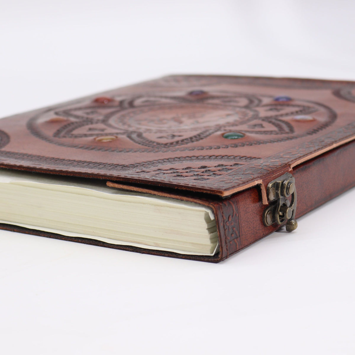 Huge Dragon Mandala Leather Book, 100 Pages – 25x34 cm – view 8