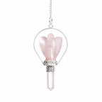 Angel Pendulum with Ring - Rose Quartz – view 2