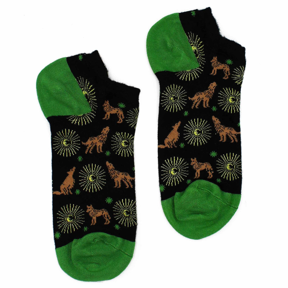 Hop Hare Bamboo Low Socks - Moonlight Wolves – view 3